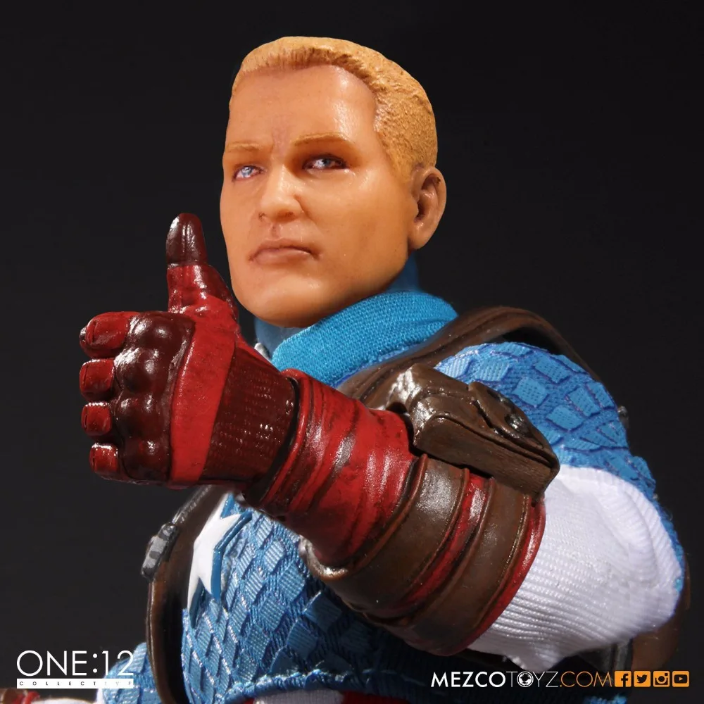 Капитан Америка вариант фигурку реальная одежда Verion подвижные суставы ПВХ