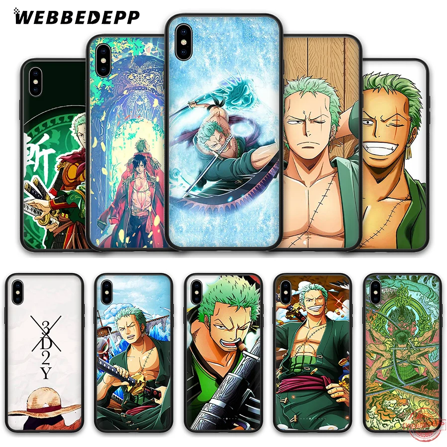 WEBBEDEPP цельный Roronoa Zoro Мягкий силиконовый чехол для iPhone 8 7 6S 6 plus 11 Pro XS Max XR X 5 5S SE