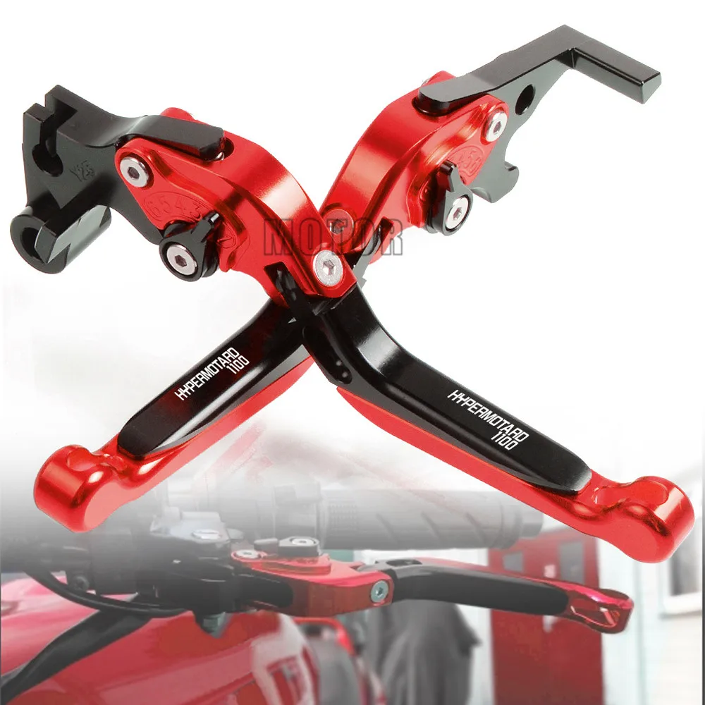 

CNC мотоциклетные регулируемые складные рычаги тормозной муфты для Ducati Hypermotard 1100/S/EVO SP 2007-2012 1100S 1100EVO 1100SP складные