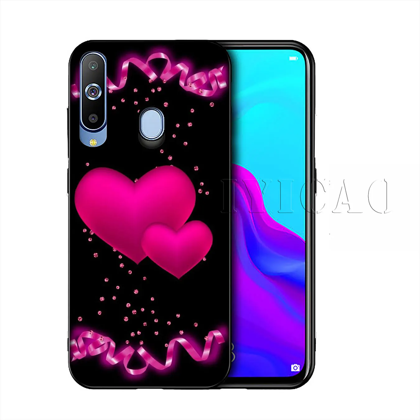 Iyicao любовь милый мягкий силиконовый чехол для samsung Galaxy A10 A30 A40 A50 A70 M10 M20 M30 крышка |