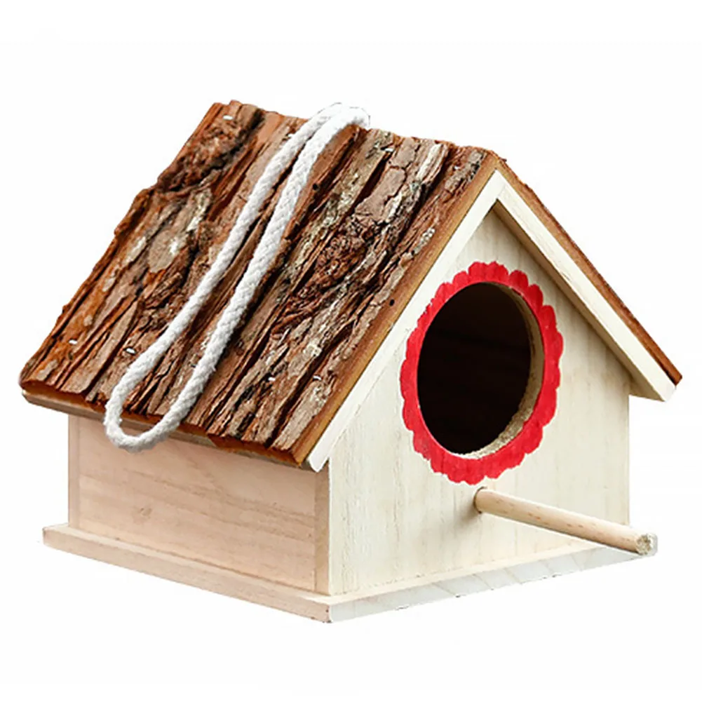 Имитация кора DIY экологичный для попугая домашний декор Птичье гнездо пеньковая