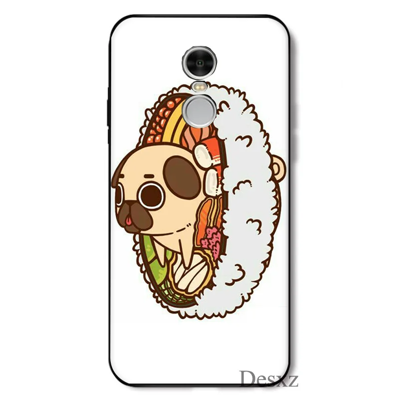 Мобильный телефон чехол Sushi Pug новинка Fundas для Xiaomi Redmi Note 4 4A 4X 5 5A 6 7 GO S2 6A Pro Plus