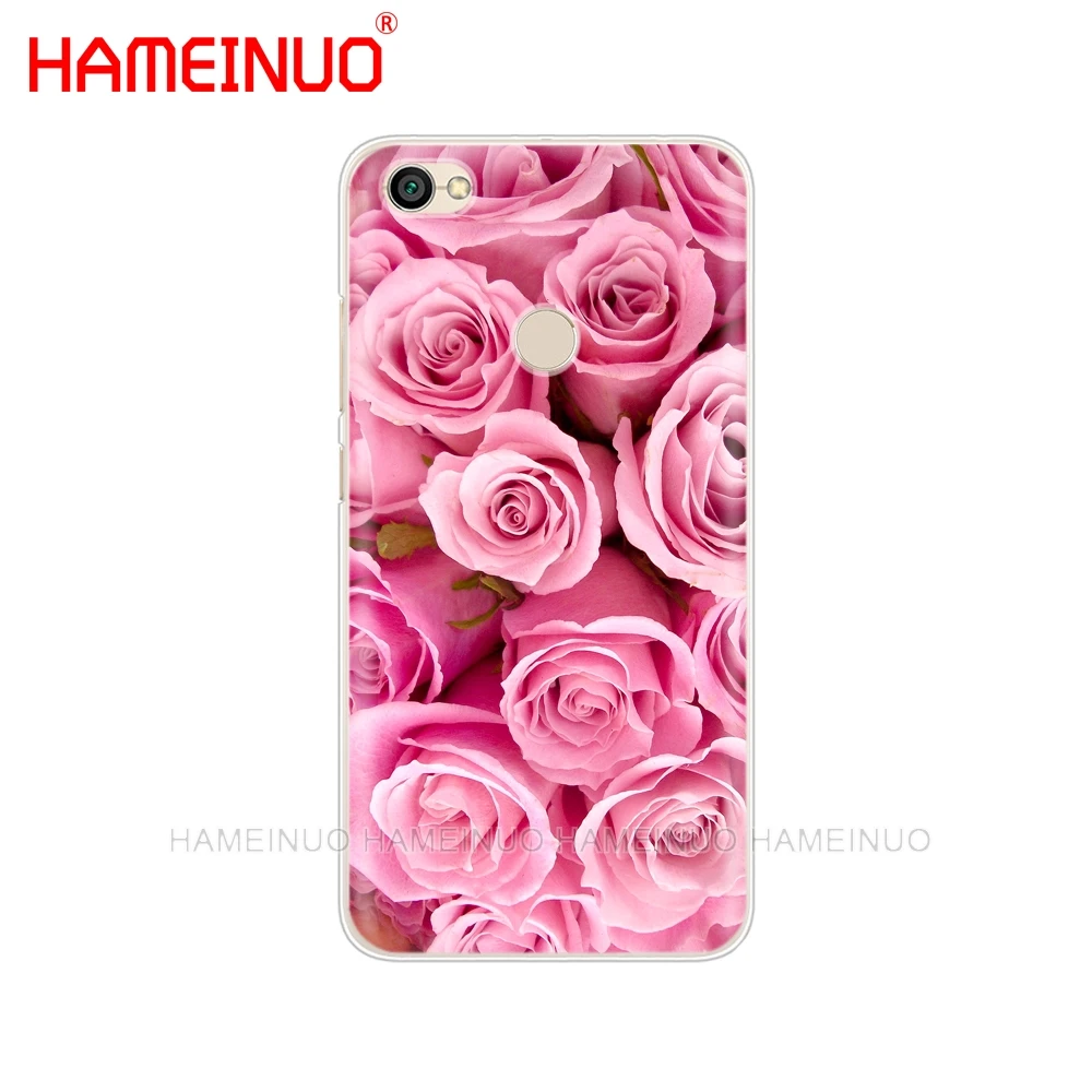 Чехол для телефона с красной бабочкой и белыми розами HAMEINUO Xiaomi redmi 5 4 1s 2 3 3s pro PLUS note