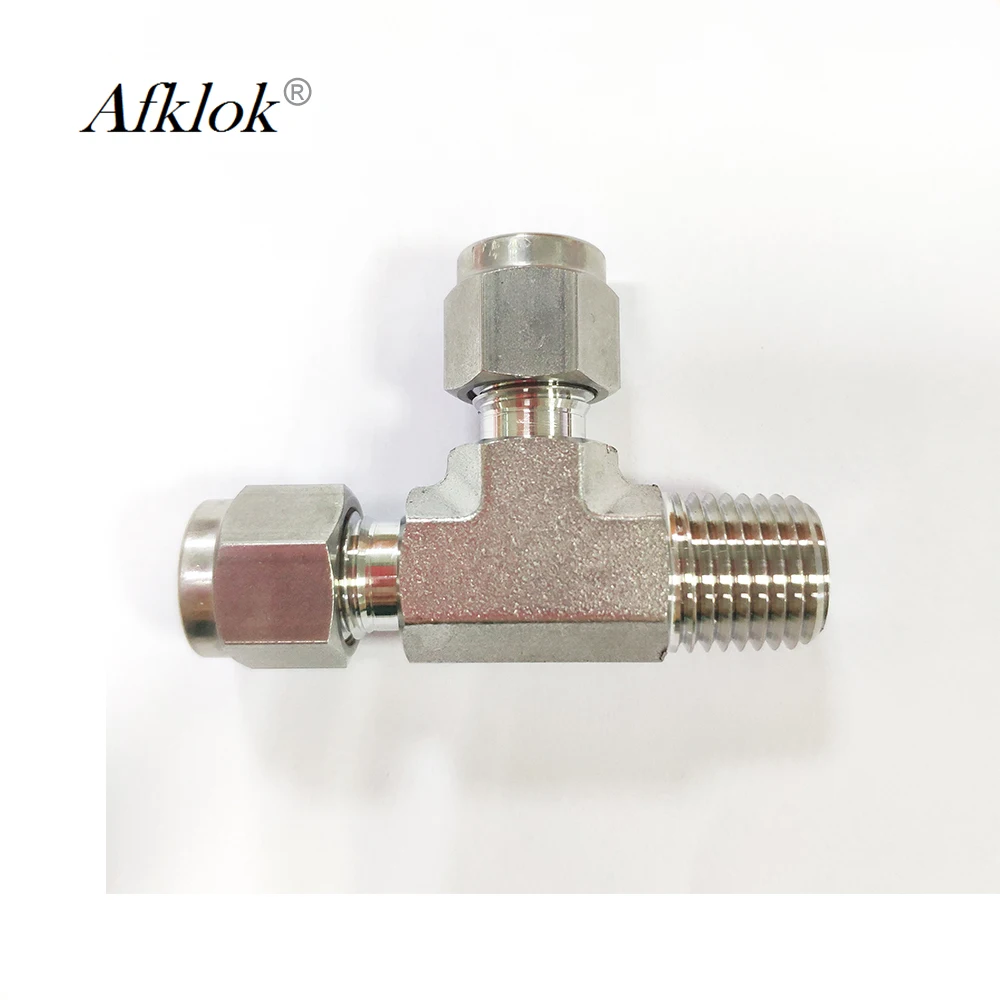 3 ходовой NPT 12 мм 14 15 Соединительный тройник из нержавеющей стали 316|tube fitting|stainless