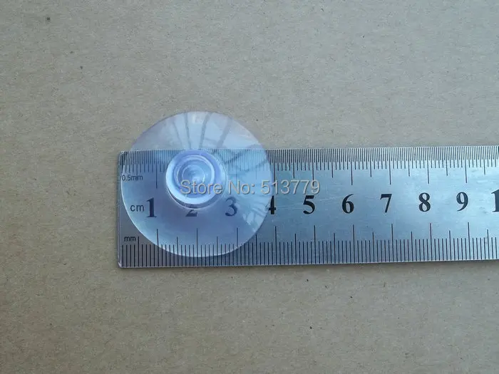 200 шт./лот прозрачная пластиковая присоска стеклянный грибной головкой диаметр 3 5