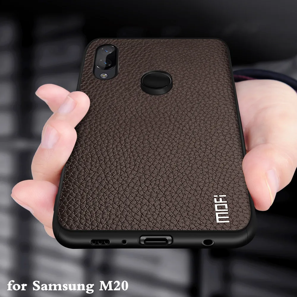 Для Samsung Galaxy M20 чехол MOFi Силиконовый Чехол ударопрочный для телефона Capas