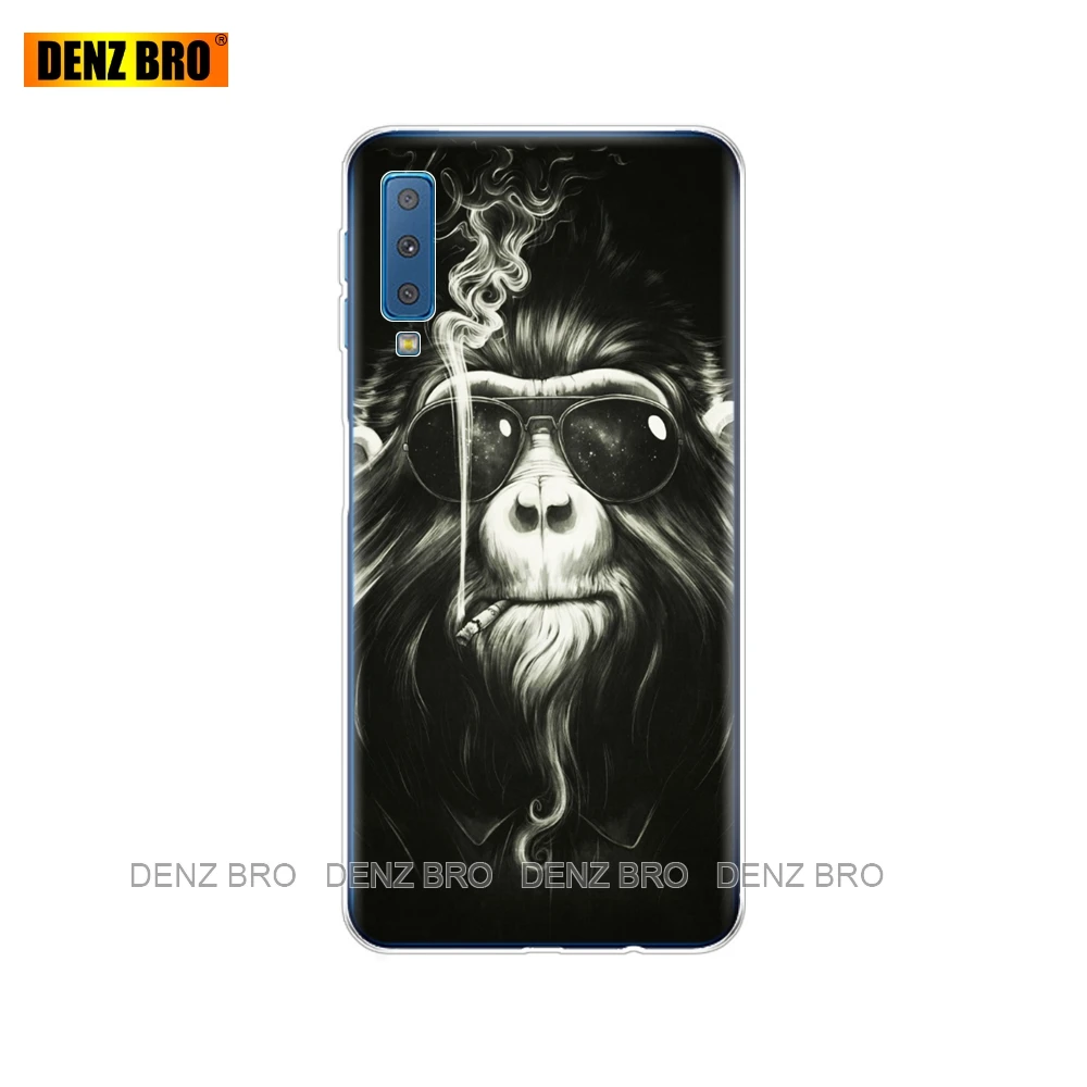 61766 Силиконовый чехол-накладка для samsung Galaxy A7 с красочным принтом для samsung A7 A750 A750F 6,0 дюймов - Цвет: 61766