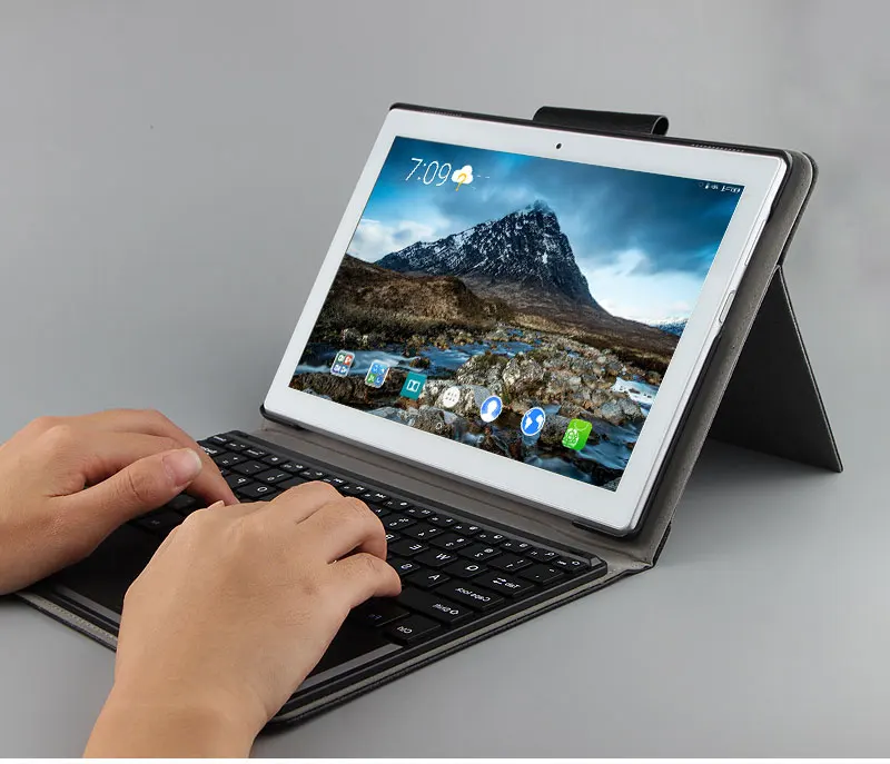 Для lenovo Xiaoxin маленький планшет 10,1 TB-X804F кожаный чехол-подставка+ Съемная Bluetooth Русская/Иврит/испанская клавиатура