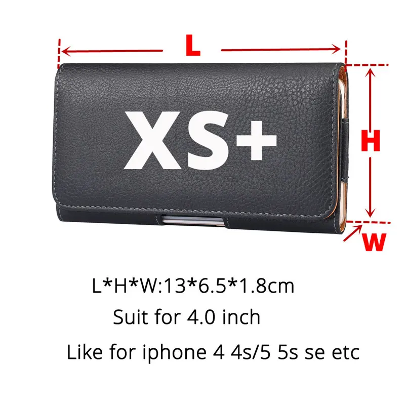 XS 01 Универсальный поясной карман для бега, сумка, чехол для 3,5 4 4,7 5,2 5,5 5,7 6 6,3 6,4 дюймов, Мужской зажим для ремня, чехол для всех телефонов - Цвет: XS 01