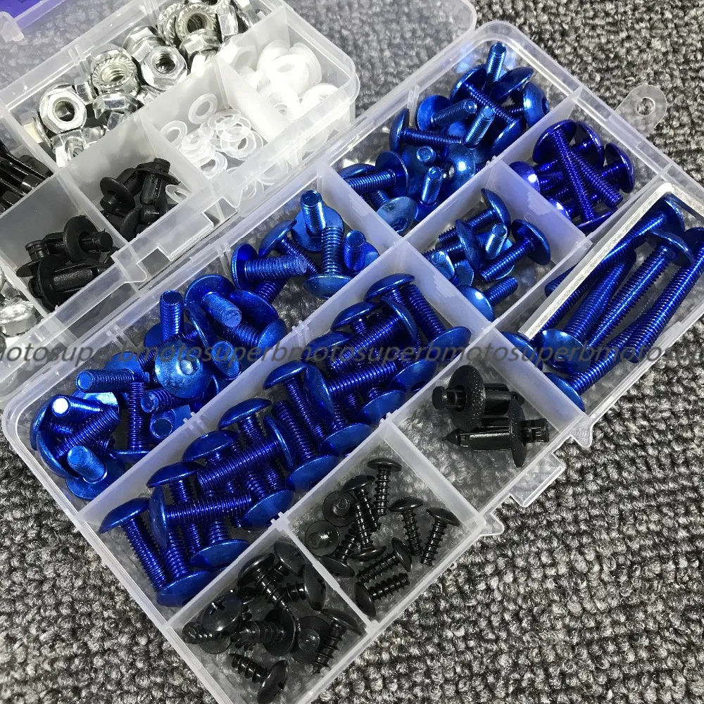 Для Yamaha YZF R125 R15 R25 R1 R3 R6 TMAX530 tmax500 XMAX300 Комплект болтов обтекателя крепежные зажимы