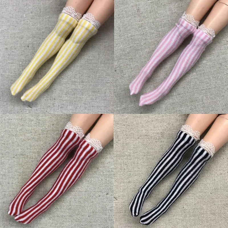 1 пара милых 1/6 кукольных чулок для Blyth Pullip Barbies Momoko Azone кукла Licca носки аксессуары