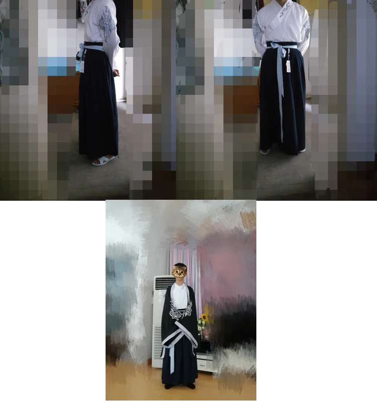 Hanfu костюм династии Тан с длинными рукавами китайский стиль костюмы традиционный старинный костюм для выступлений вышивка наряды мужской DN3510