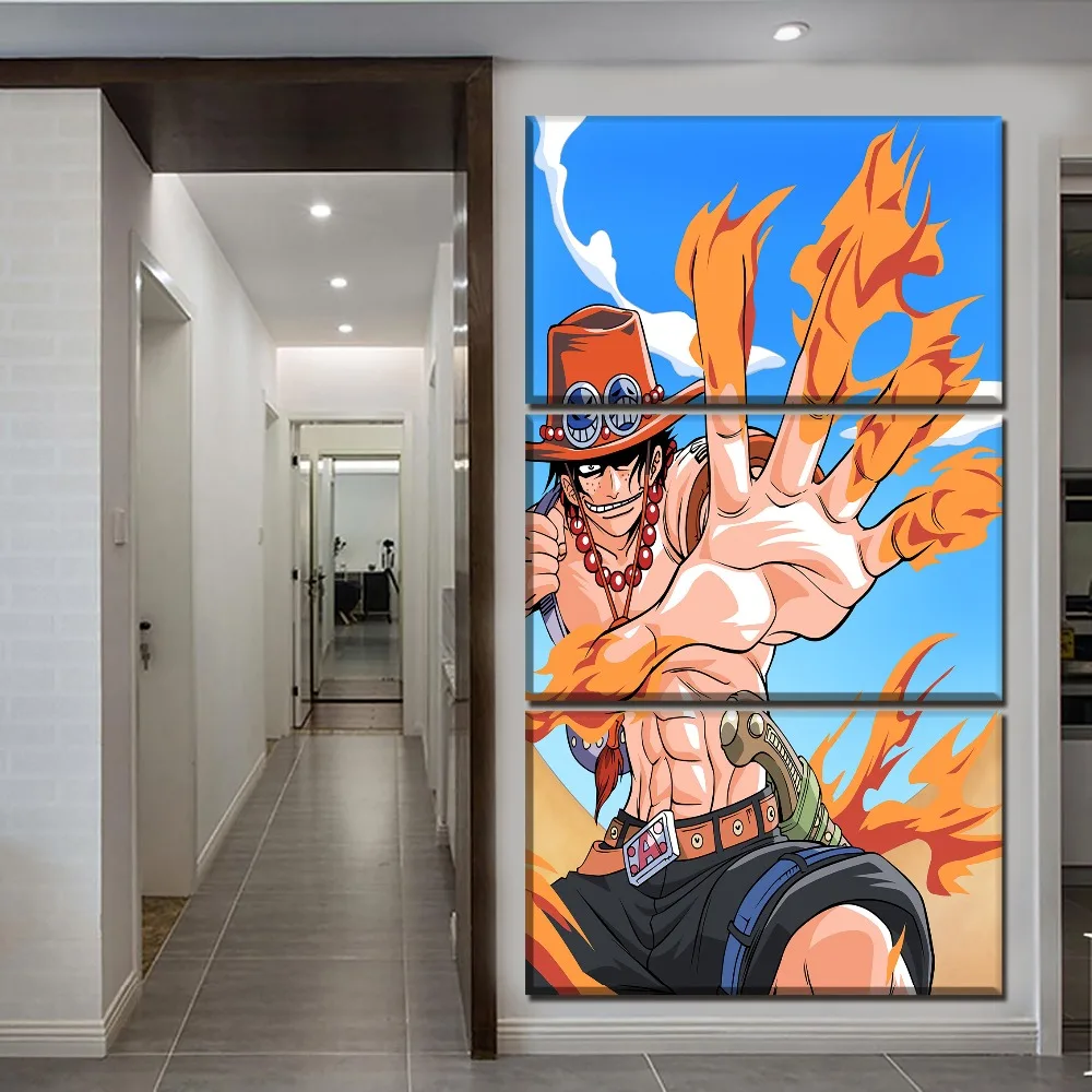 

Modern Canvas Art Painting For Living Room Print Wall Modular Picture 5 Panel Anime One Piece Poster Home Decorative Artwork
