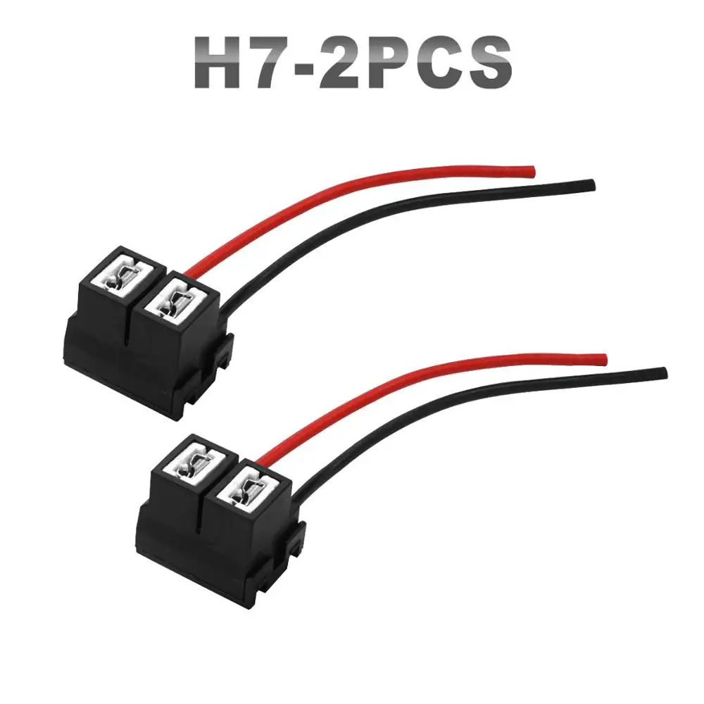 JGAUT 2 шт. H1 H7 H13 H8 H9 H11 9007 LED жгут проводов разъем дневных ходовых огней