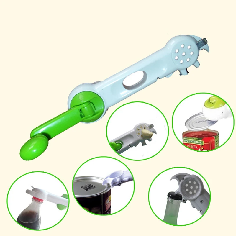 Новая практичная многофункциональная бутылка 7 в 1 + банка баночка открывалка для