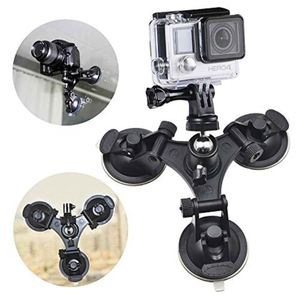 Крепление для автомобильного видеорегистратора держатель камеры Gopro Hero2/3/3 +/4