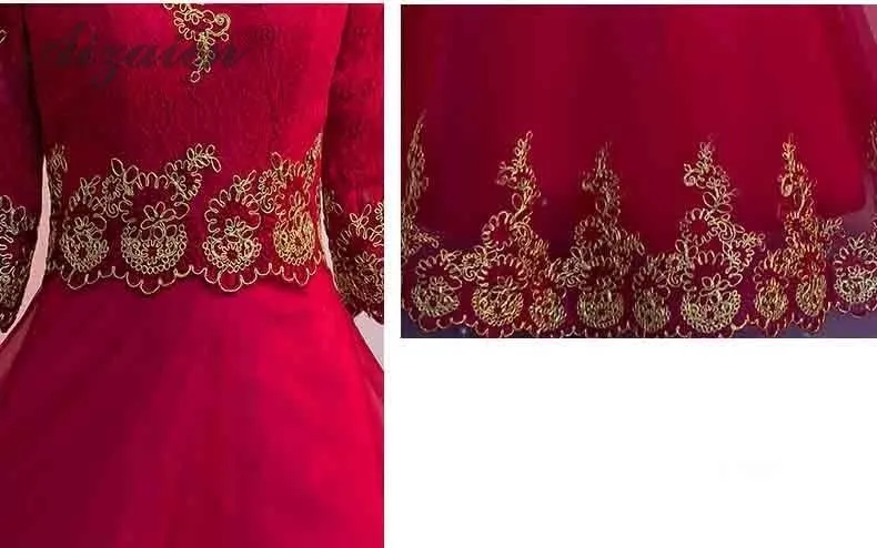 Красное вино традиционное китайское длинное вечернее платье модное Cheongsam сексуальное свадебное кружевное Qipao халат Восточный Стиль Платья повседневные