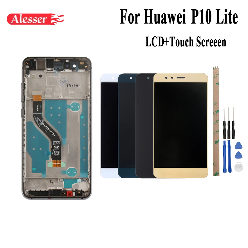 ЖК-дисплей с сенсорным экраном и рамкой для Huawei P10 Lite 2/3 дюйма | Мобильные телефоны