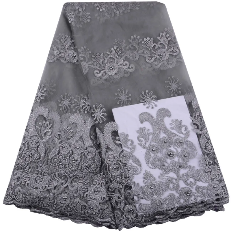 New Style Nigerian Laces Fabric High Quality French Lace African Embroidered Net Fabrics For Dress 1522 | Дом и сад