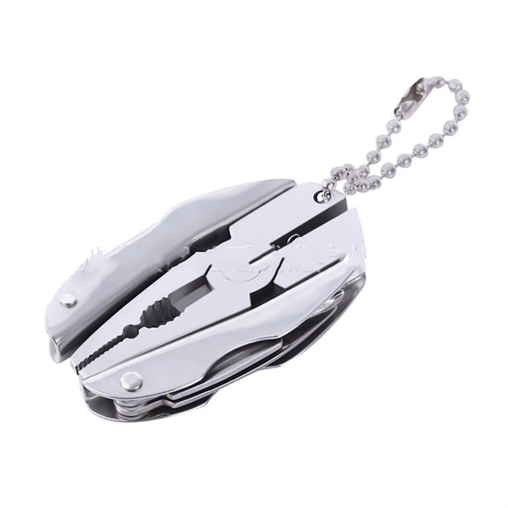 Портативный многоцелевой складной плоскогубцы карманные из нержавеющей стали