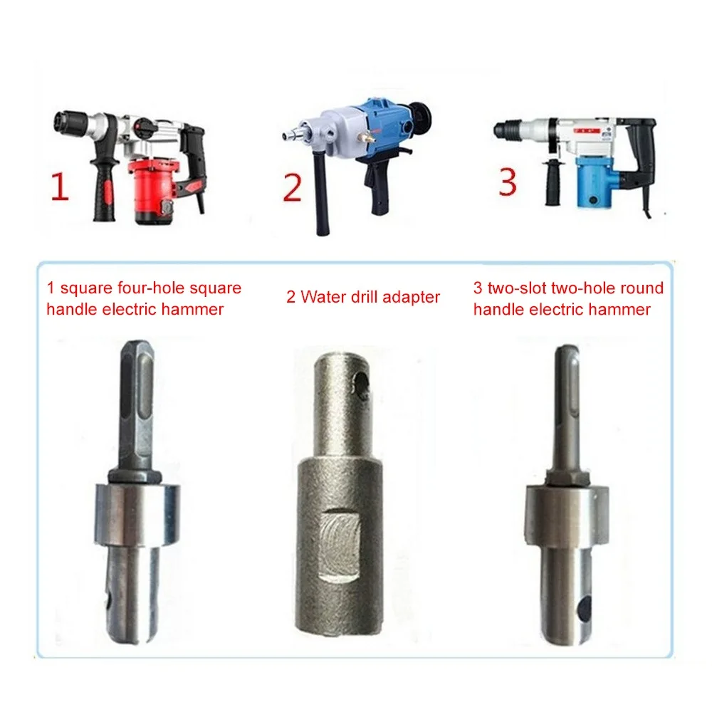 

Drill Bit Earth Auger head Bit SDS Arbor Earth Drill Bit Adapter SDS 4 Slots for Electric Hammer Square Auger Drill Arbor