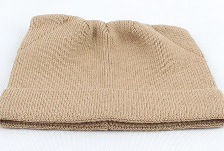 brown HEALCOLD зима осень кошачьи уши Шерстяная Шапка-бини Skullies модные вязаные шапки для женщин - Цвет: brown