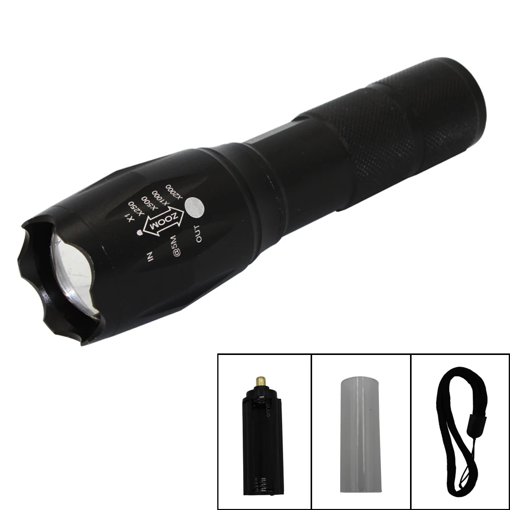 Перезаряжаемый светодиодный фонарь фонарик XML T6 1000 люмен с 5 режимами