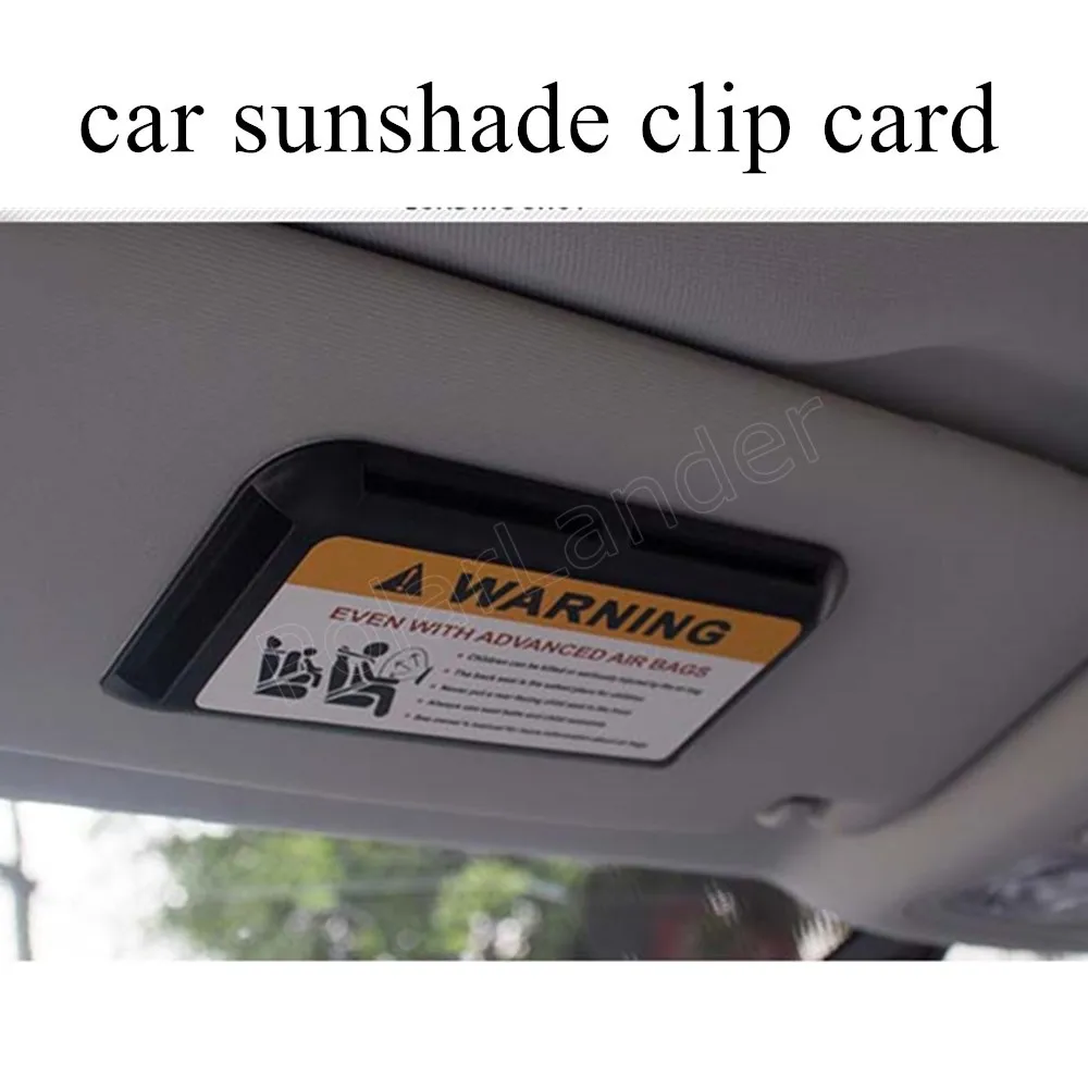 Распродажа Лучшая цена 3 цвета на выбор ABS Солнцезащитная плата клипса для карт