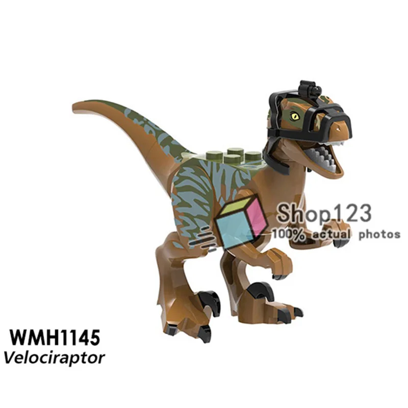 Одна строительных блоков мир Юрского периода T-Rex тираннозавры динозавры Playmobil игрушки для детей