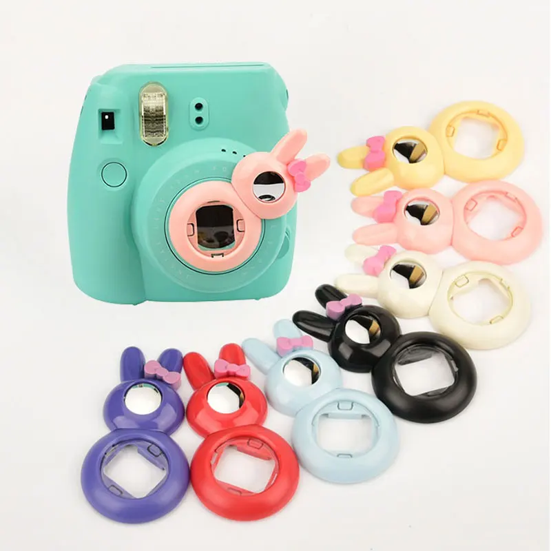Зеркало для селфи DOITOP с милым кроличьим объективом автопортрета Fuji Fujifilm Instax Mini