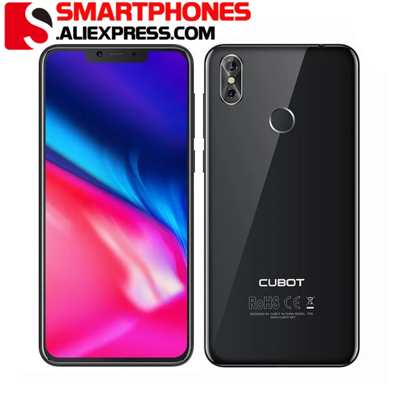 Cubot P20 смартфон с восьмиядерным процессором MT6750T ОЗУ 4 Гб ПЗУ 64 ГБ 6 18 дюйма 4000 мАч