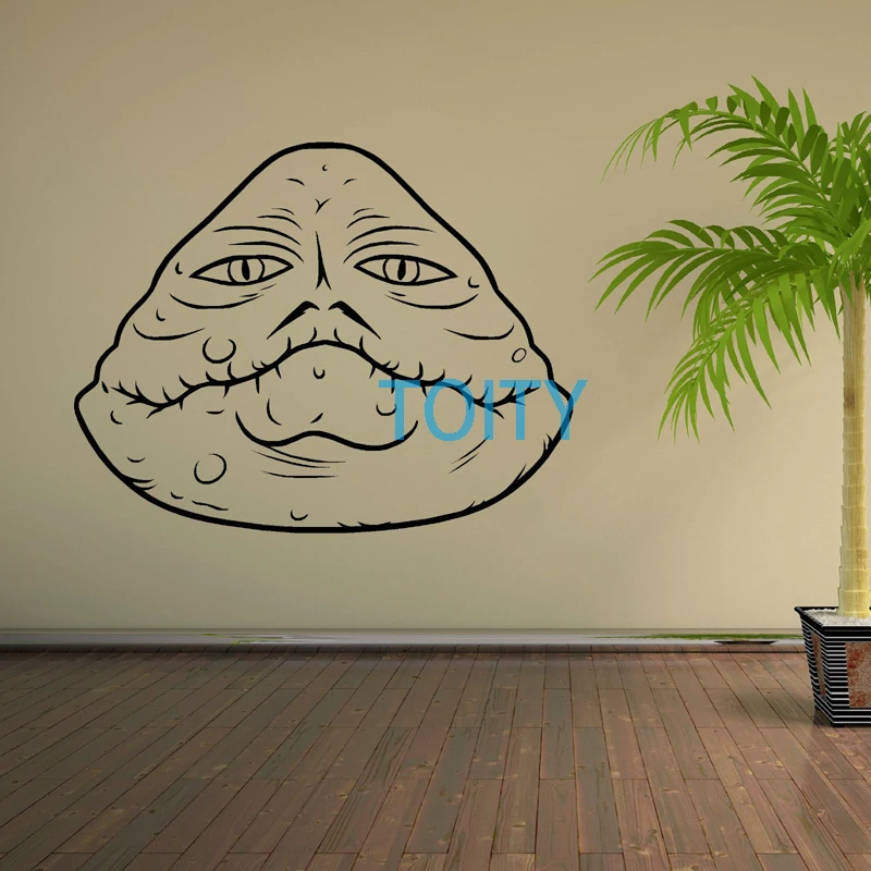 Звездные войны JABBA Хатт виниловая наклейка на стену Наклейка украшение комнаты