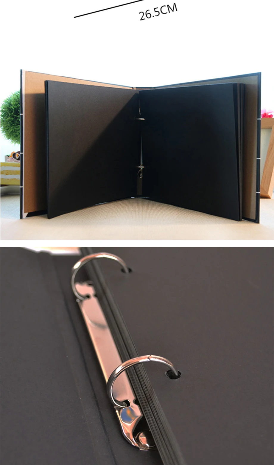 DIY10 дюймов кольцо фильм альбом скрапбук De Foto детский Свадебный фотоальбом декоративное тиснение фото Polaroid домашний Декор подарок