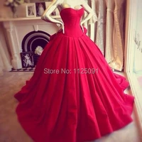 elegant victoria royal style corset sexy sweetheart vestido de renda red ball gown evening dress