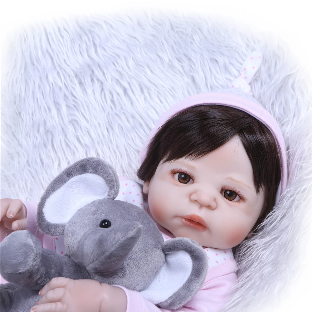 Силиконовые куклы 22 &quotNPK Bebes reborn dolls real girl для новорожденных и младенцев