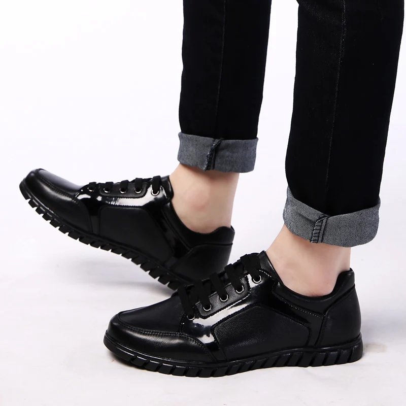 Siketu городского отдыха мужчины обувь неподдельной кожи бизнес повседневная