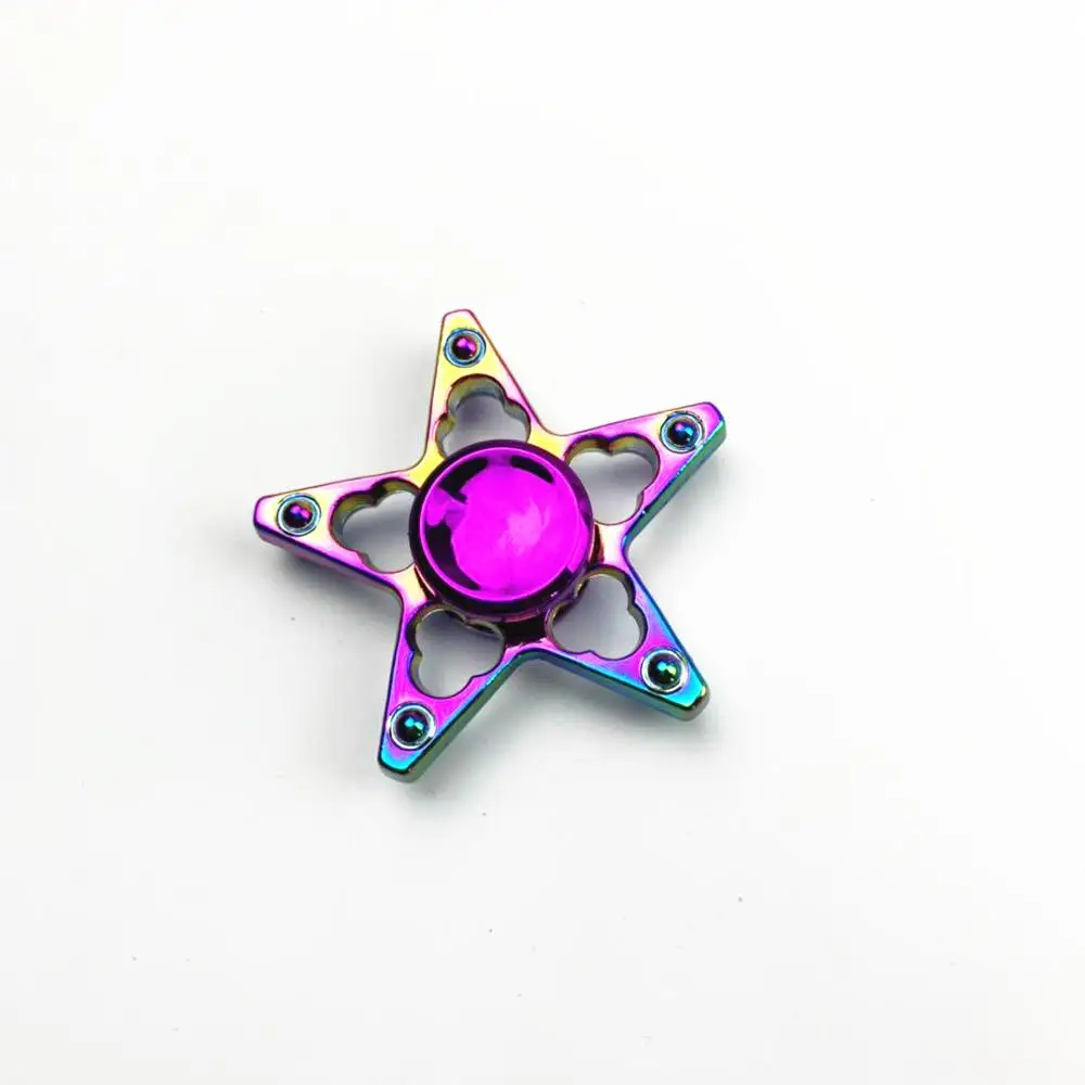 XC5jiaoxing Спиннер из металла три Капитан Америка ручной Спиннер Figet Finger Spiner игрушки для антистресс подарок для детей - Цвет: XC5jiaoxing