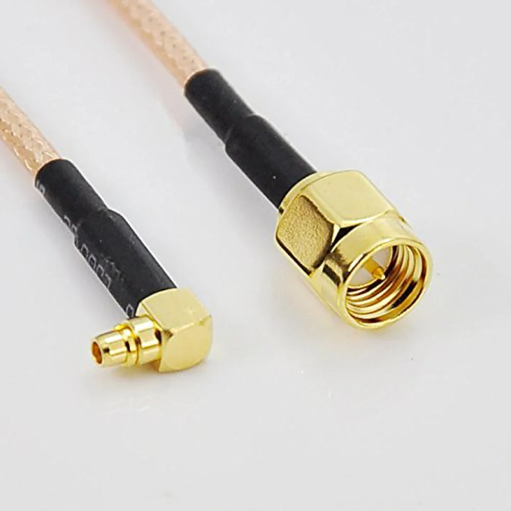 ALLISHOP 50 см RF SMA Мужской переключатель MMCX правый угол Pigtail кабель RG316 для Wifi