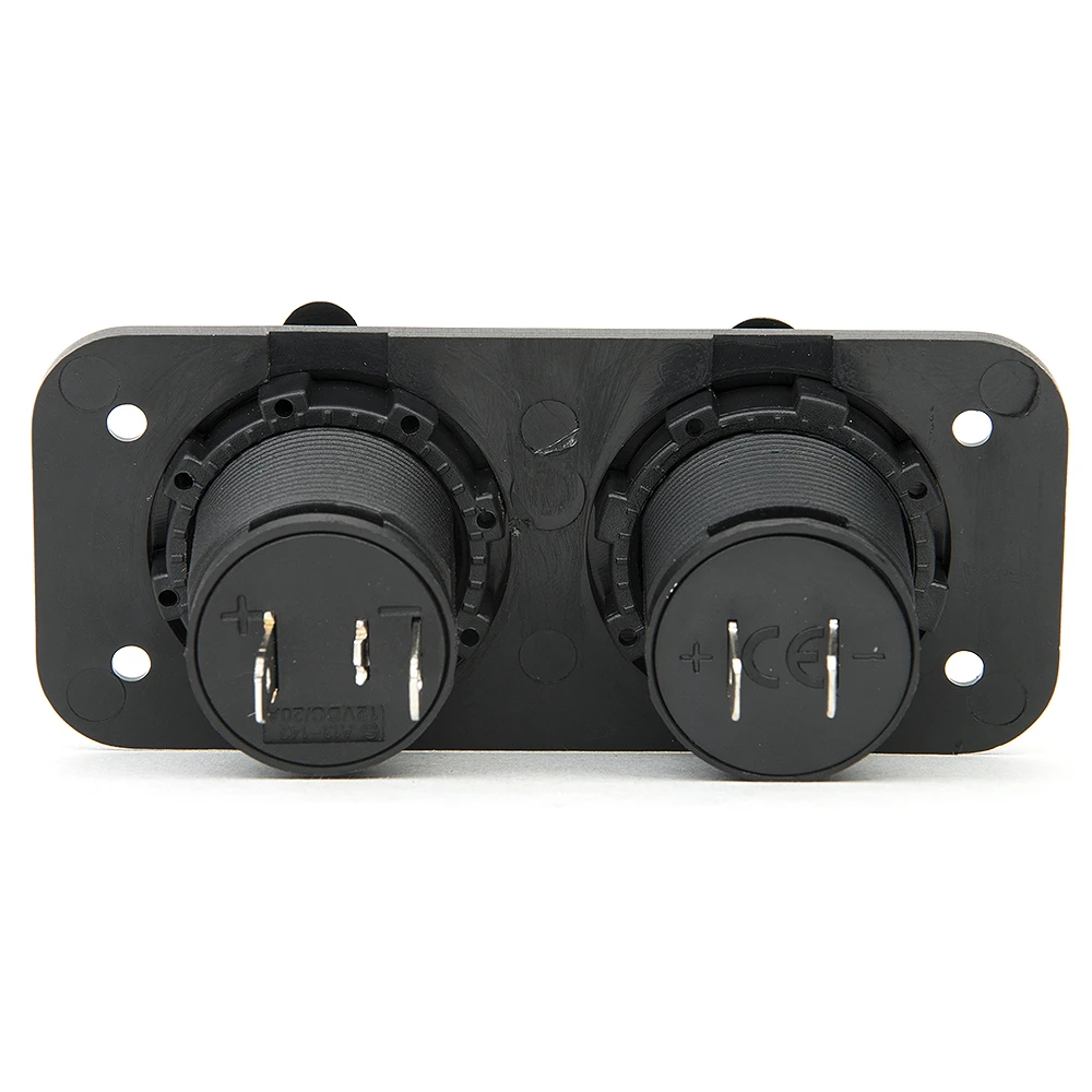 USB разъем сплиттер двойной автомобиль электронная сигарета зажигалка 12V 2.1A 1A