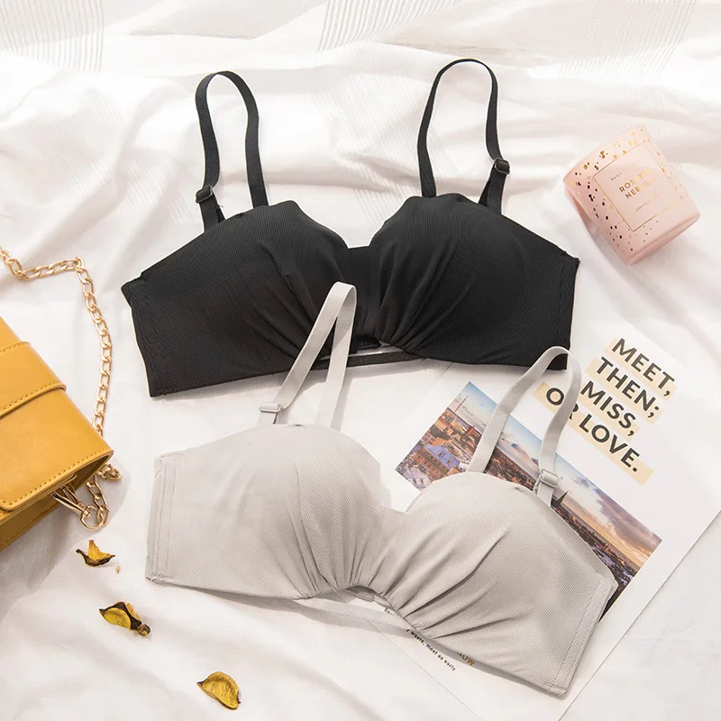 Бюстгальтер SP & CITY бесшовный без косточек с эффектом пуш ап|Комплекты нижнего