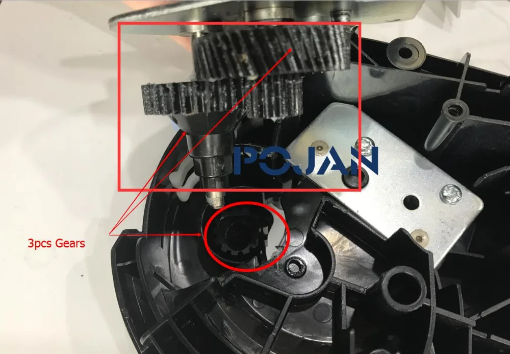 3 X Шестерня CH538 67028 CR651 67007 DesignJet T1200 T770 T790 795 T1300 T2300 PS верхний правый модуль поддержки