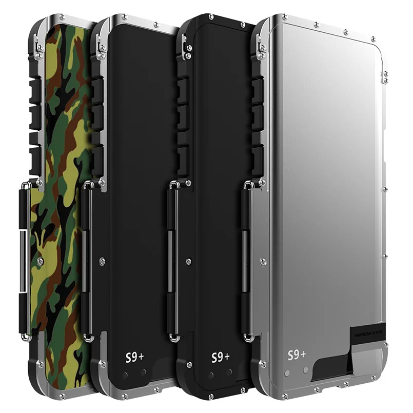 Чехол для телефона samsung Galaxy S9 Armor из нержавеющей стали сверхмощная Защитная обшивка складной чехол-подставка для samsung S9 Plus