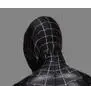 no eyes mask Черный костюм Raimi Человек-паук с 3D принтом лайкра спандекс Хэллоуин косплей Zentai костюм для детей/взрослых - Цвет: no eyes mask