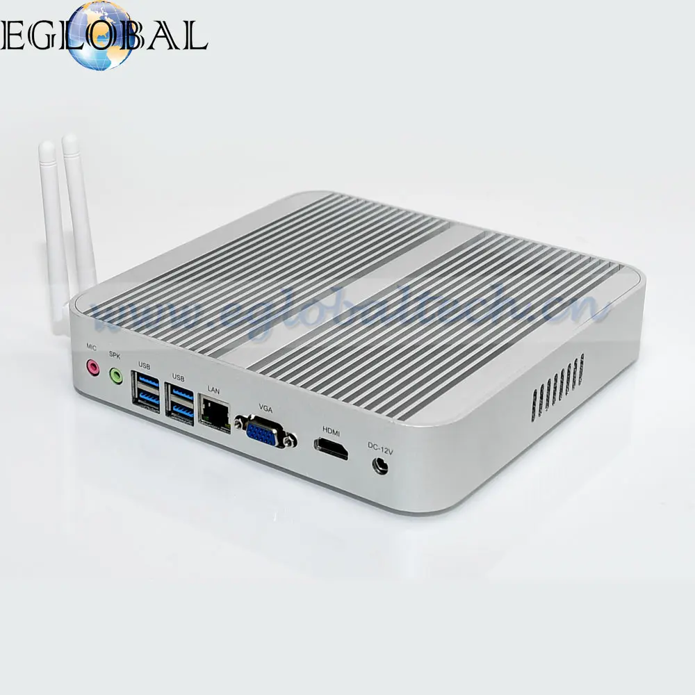 Новинка 2019 процессор EGlobal без вентилятора Nuc мини настольный компьютер ПК Windows 10
