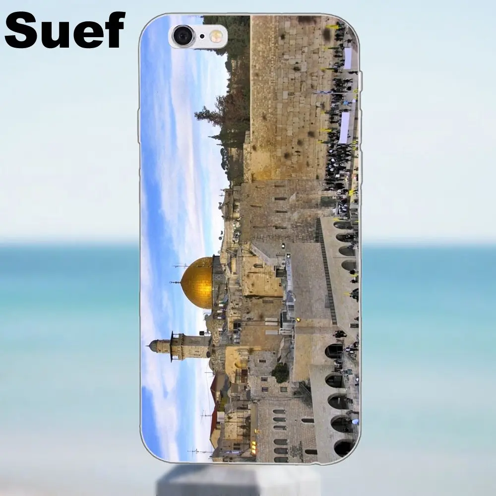 Suef выплачиваемая стена-Иерусалим Израиль для iPhone 4 4S 5 5S 5C SE 6 6S 7 8 Plus X Samsung Galaxy J1 J3 J5 J7
