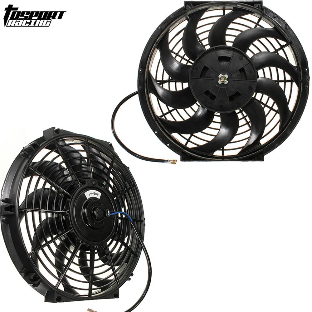 Универсальный тонкий радиатор двигателя 12 дюймов охлаждающий масляный