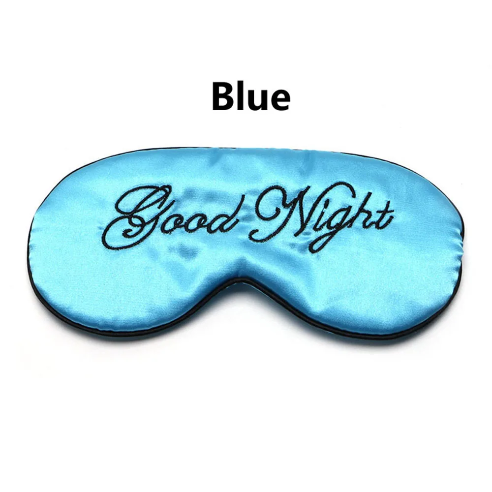 blue Новинка, 1 шт., мягкая маска для сна, расслабляющая, отдых, для глаз, мягкий тент, чехол для путешествий, расслабляющая помощь, повязка на глаза, маска для глаз, тени для сна, чехол для путешествий - Цвет: blue
