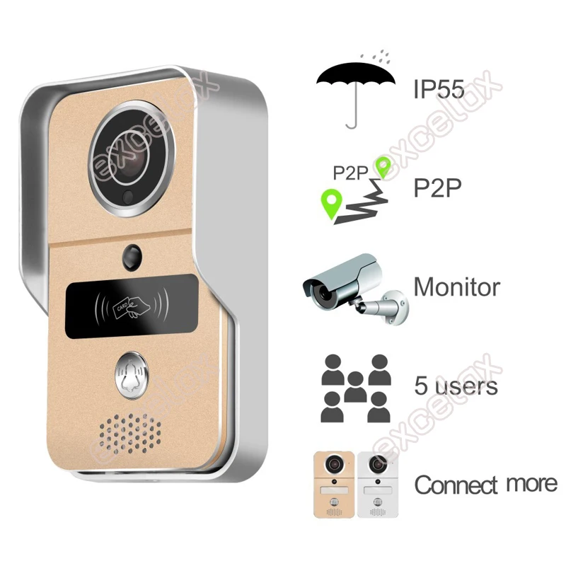 Дверной звонок 720P Wi Fi PoE ONVIF|wifi video doorbell|video doorbellwireless intercom |