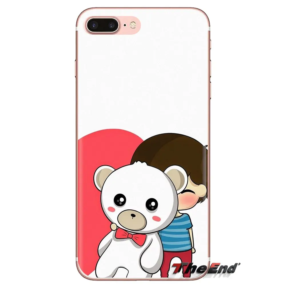 Милые Минни Микки пары I love you чехлы для телефонов LG Spirit Motorola Moto X4 E4 E5 G5 G5S G6 Z Z2 Z3 G2 G3 C