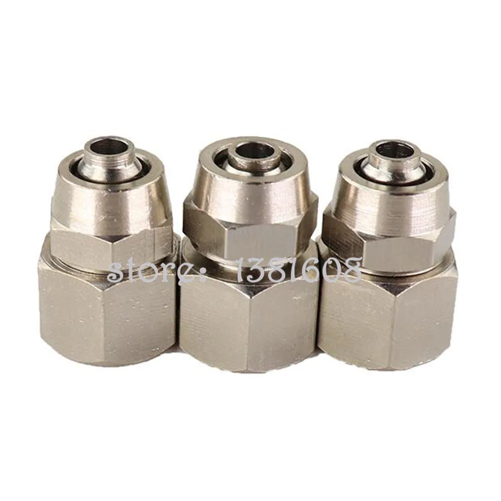 1PC PCF Pneumatic Parts 1/8" 1/4" 3/8" 3/4" 1/2" Female Thread Air Hose Quick Joint Coupler Connector for 6~12mm OD PU Pipe